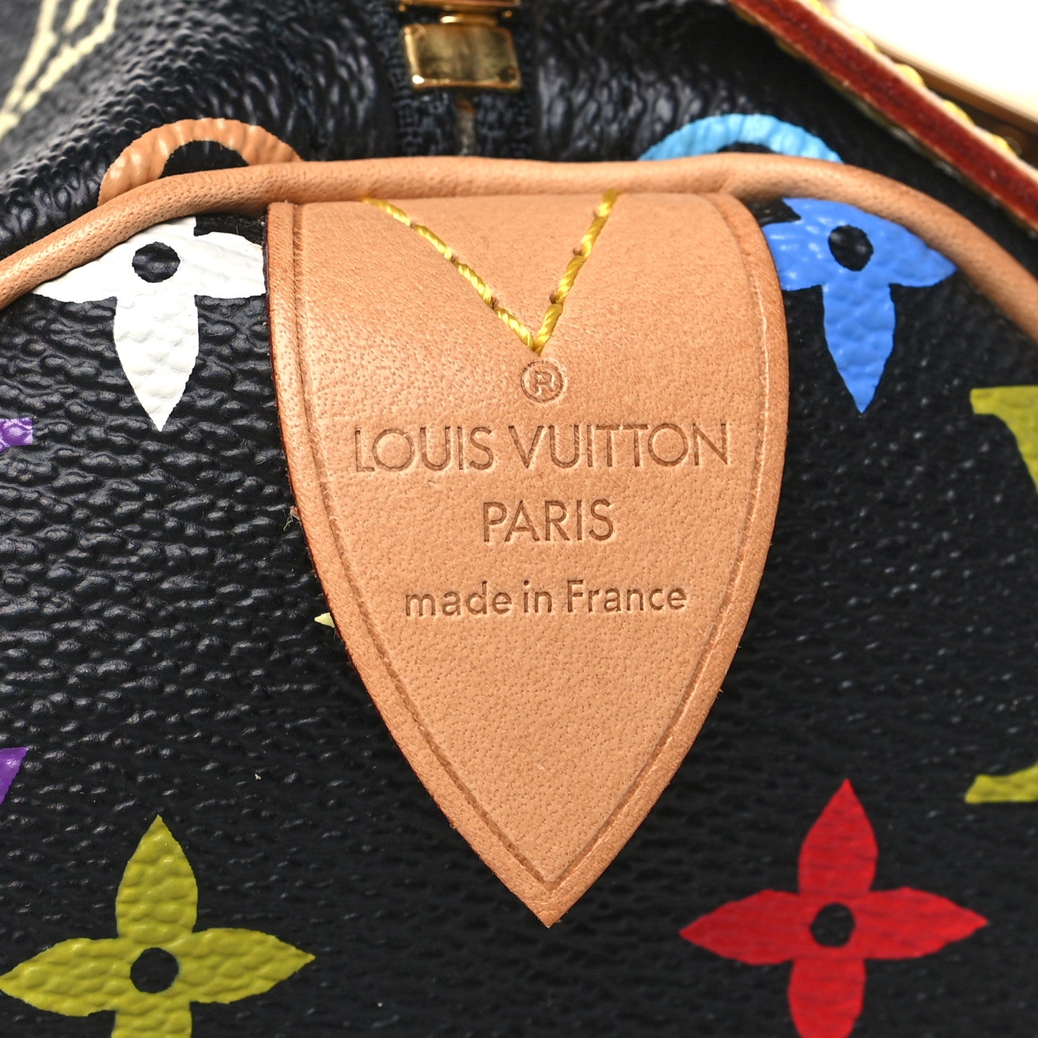 Louis Vuitton Monogram Multicolor Speedy 30 Black 6 of 9