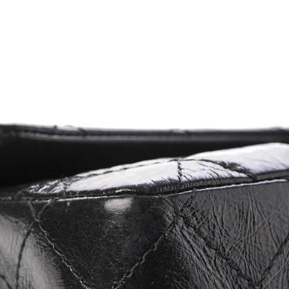 Chanel Glazed Calfskin Quilted 2.55 Reissue 226 Flap So Black 12 of 18