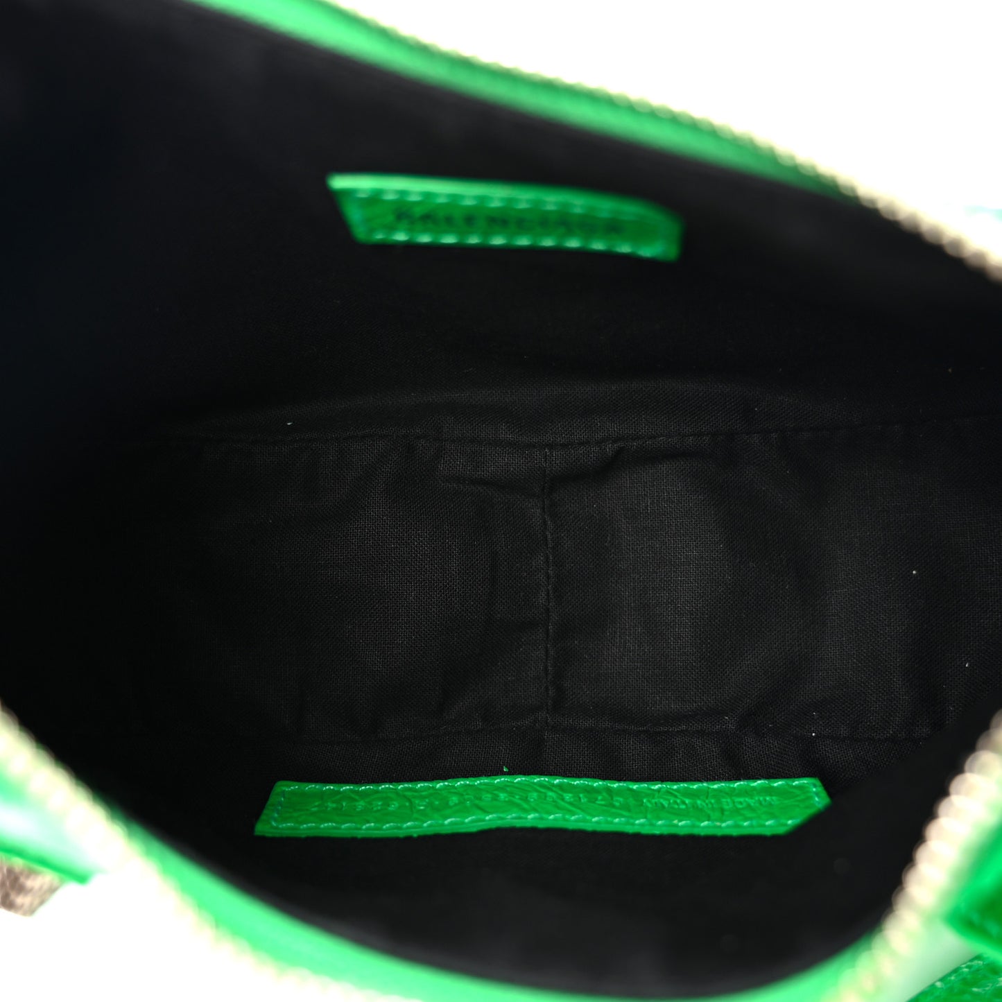 Agneau Arena Le Cagole Shoulder Bag XS Vivid Green