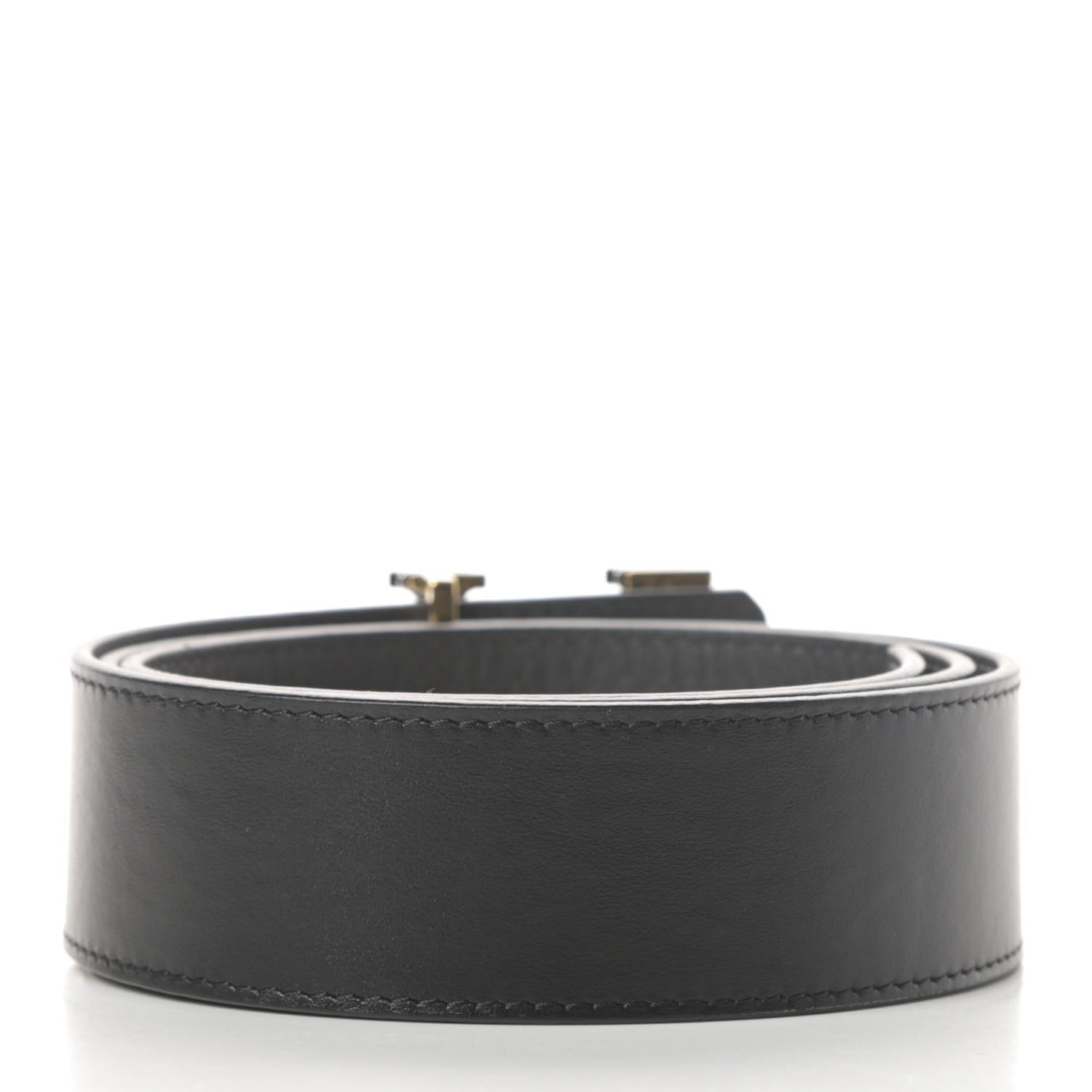 Calfskin 45mm LV Capucine Initiales Belt 90 36 Black