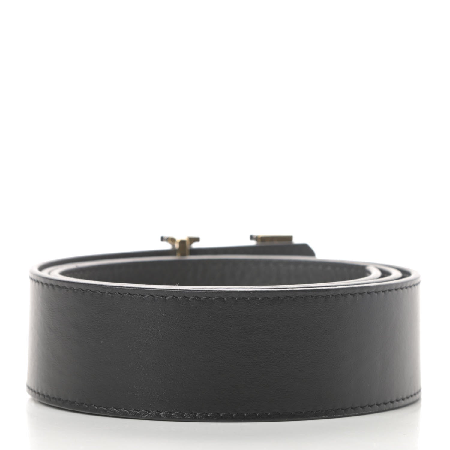 Louis Vuitton Calfskin 45mm LV Capucine Initiales Belt 90 36 Black 2 of 6