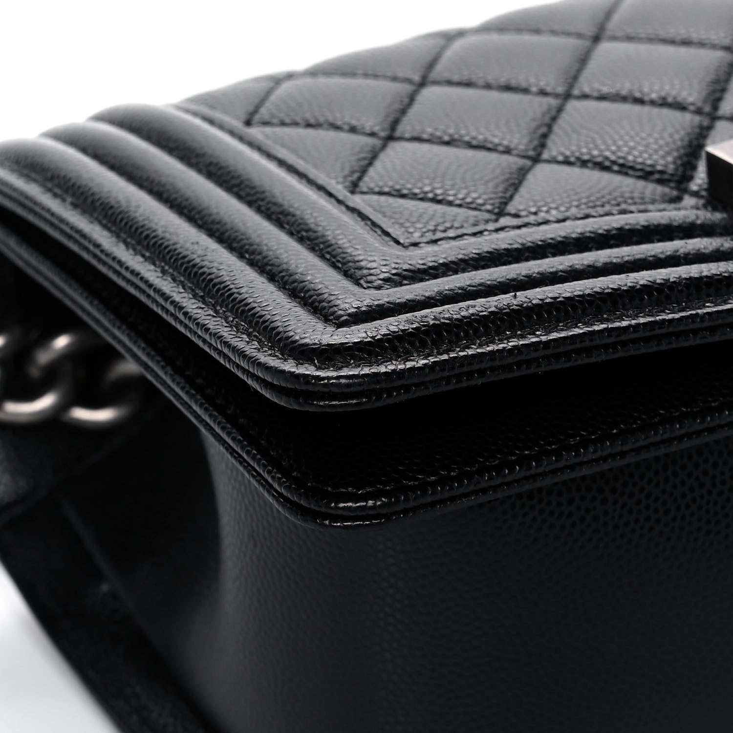 Chanel Caviar Quilted Small Boy Flap Black 9 of 12