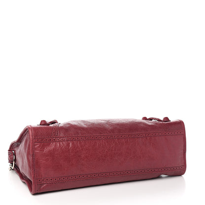 Balenciaga Agneau Giant Brogues Hardware City Cassis 3 of 9