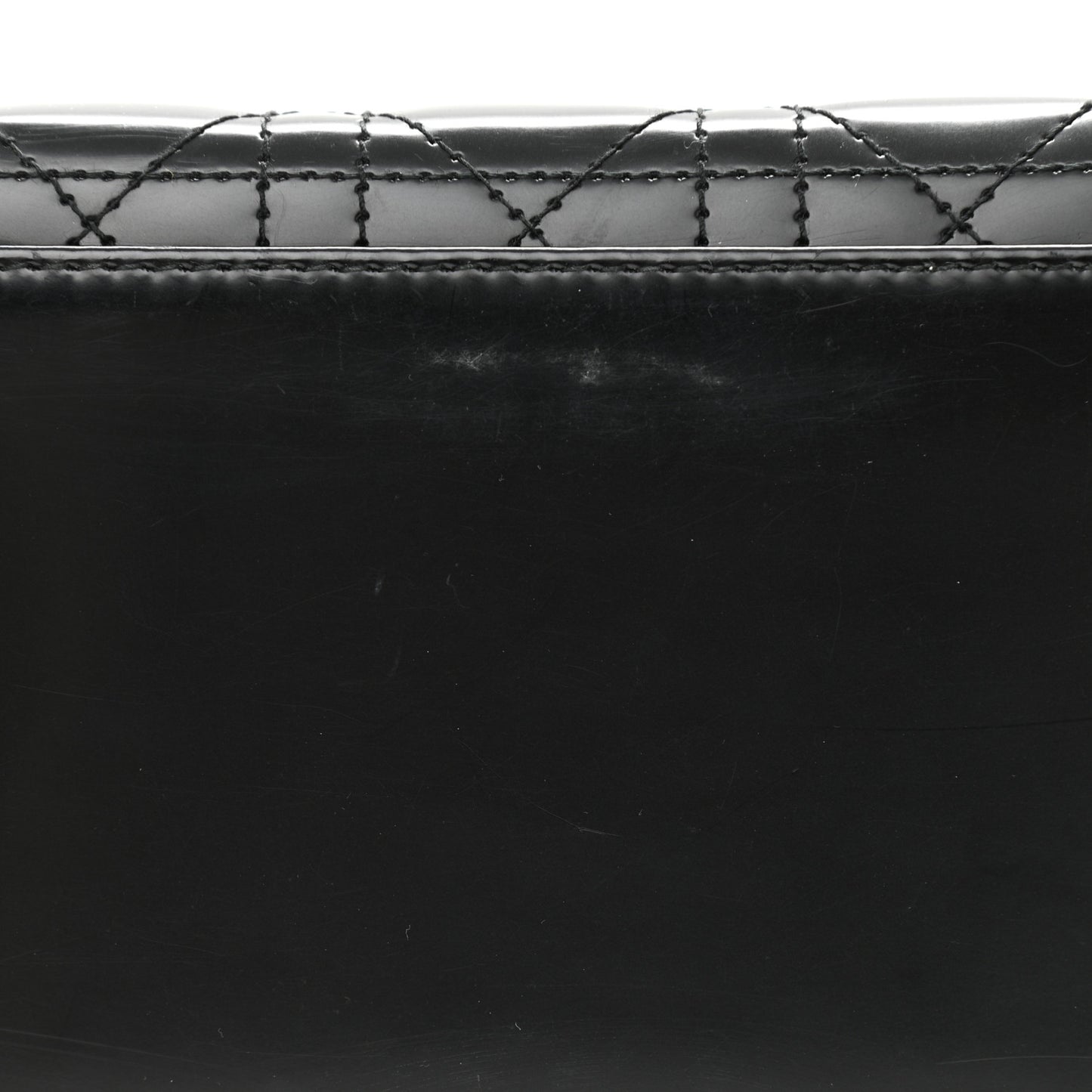 Patent Cannage Medium Lady Dior Black