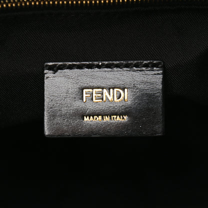 Fendi Nylon Vitello Grace FF Expandable Drawstring Backpack Military Brown Tortora 6 of 9