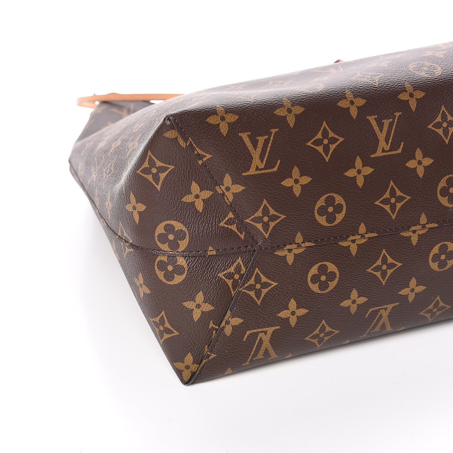 Monogram Flower Hobo Beige