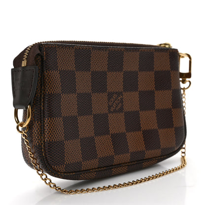 Louis Vuitton Damier Ebene Mini Pochette Accessories 2 of 8