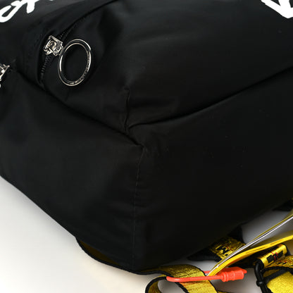 Off-White Canvas Logo Backpack Black 8 of 9