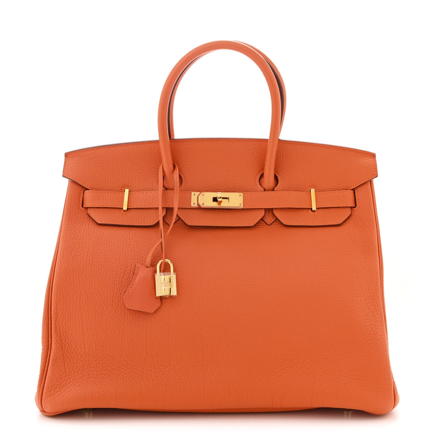 Togo Birkin 35 Orange