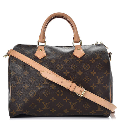 Louis Vuitton Monogram Speedy Bandouliere 30 1 of 8