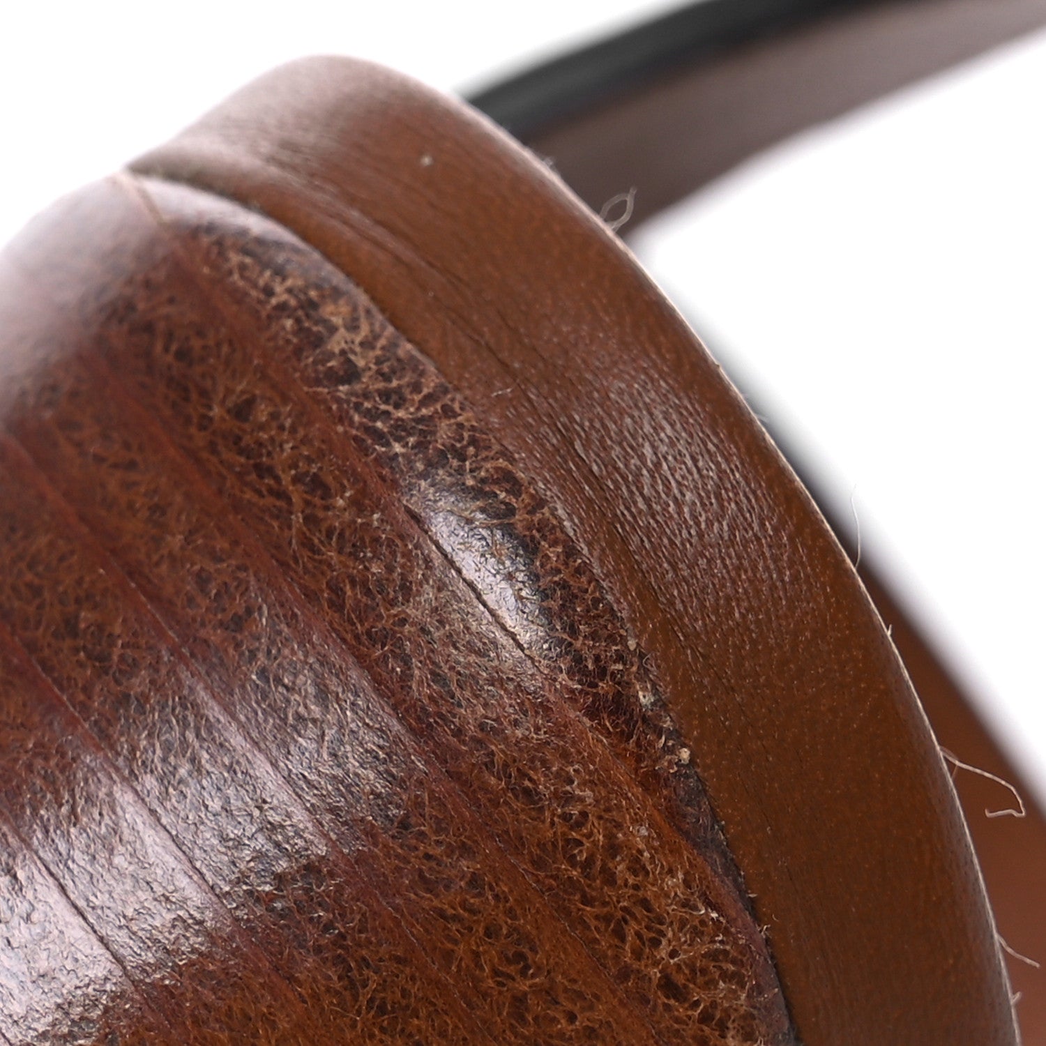 Gucci Cosmos Softy Calfskin Wooden Interlocking G Cut-Out 30/120mm Platform Sandals 35.5 Cuir 13 of 14