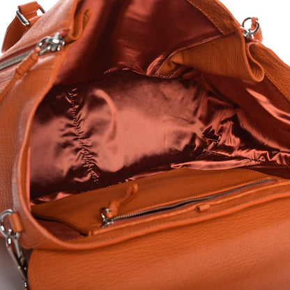 3.1 Phillip Lim 3.1 Textured Calfskin Large Pashli Satchel Mandarin 6 of 8