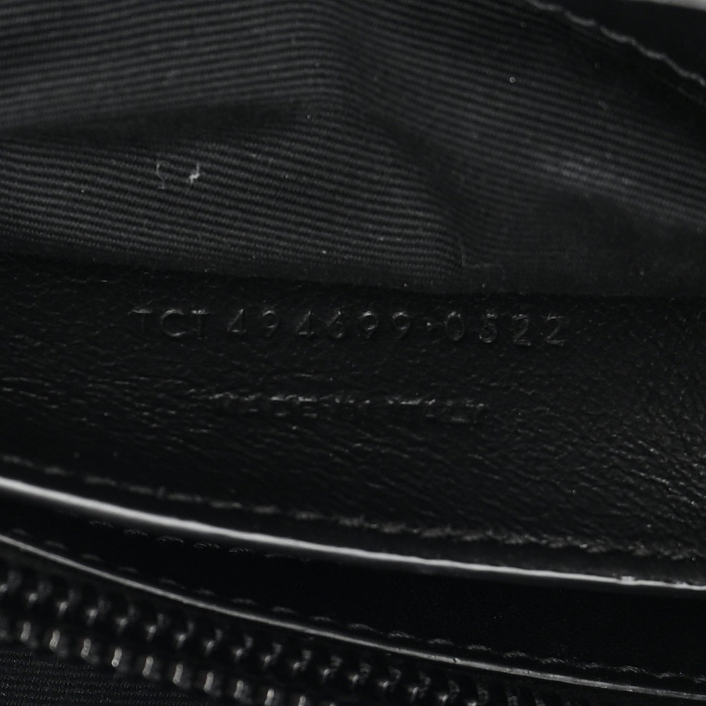 Calfskin Y Quilted Monogram Small Loulou Chain Satchel Black