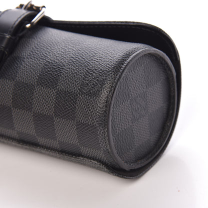Louis Vuitton Damier Graphite 3 Watch Travel Case 10 of 10
