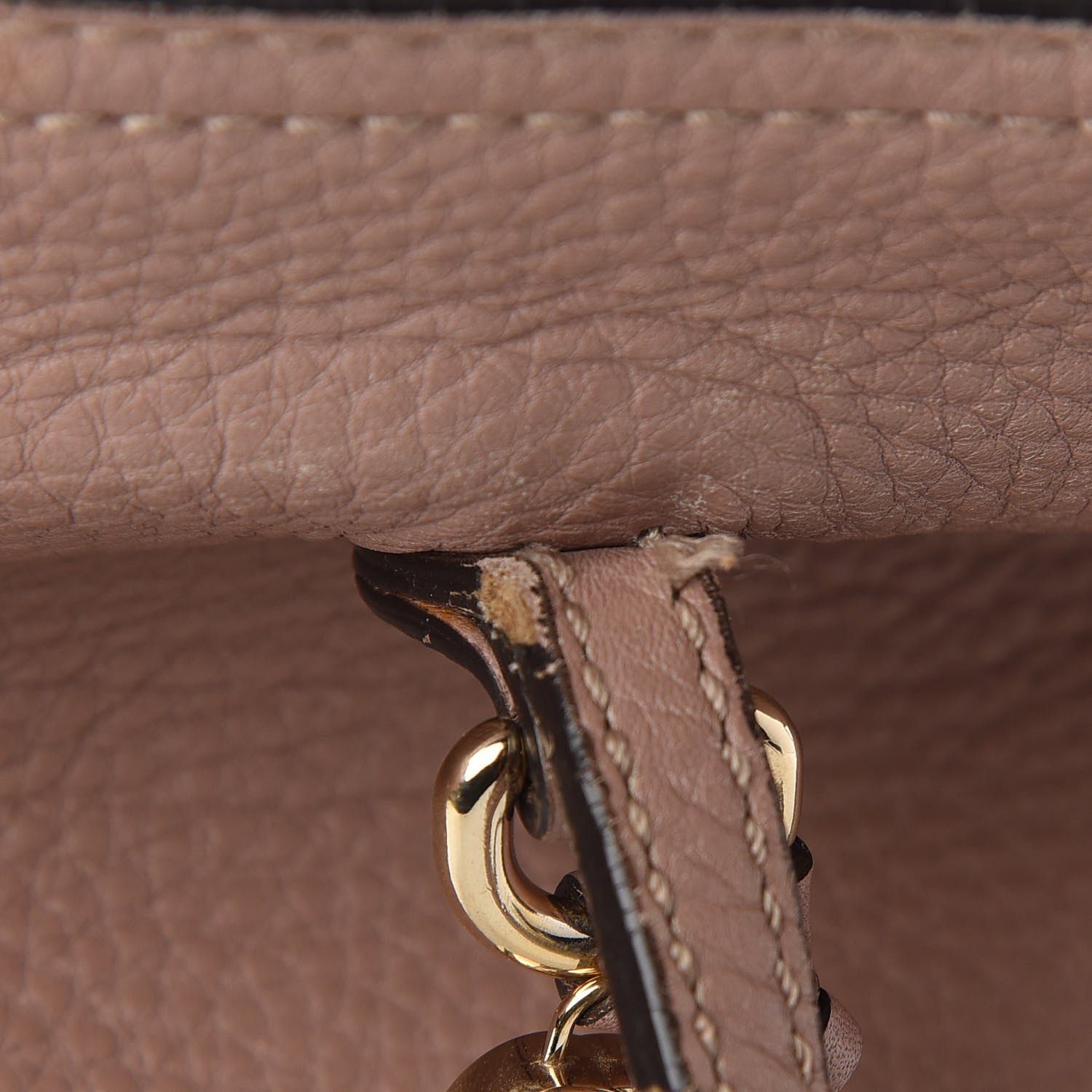 Gucci Calfskin Medium Bree Zippered Tote Pink 11 of 14