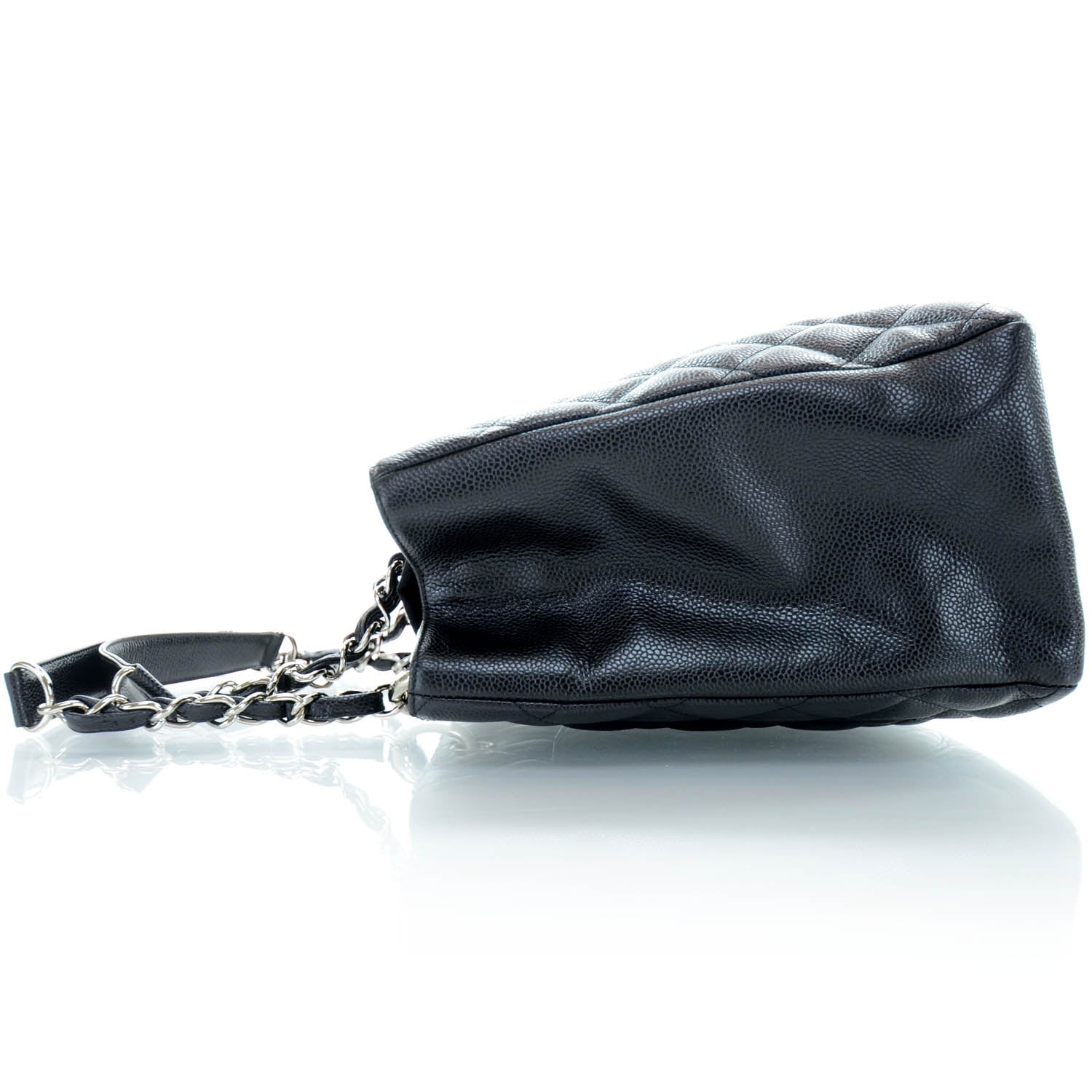 Chanel Caviar Quilted Grand Shopping Tote GST Black 5 of 10