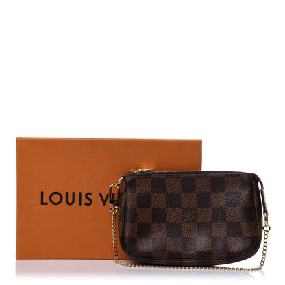 Louis Vuitton Damier Ebene Mini Pochette Accessories 11 of 11