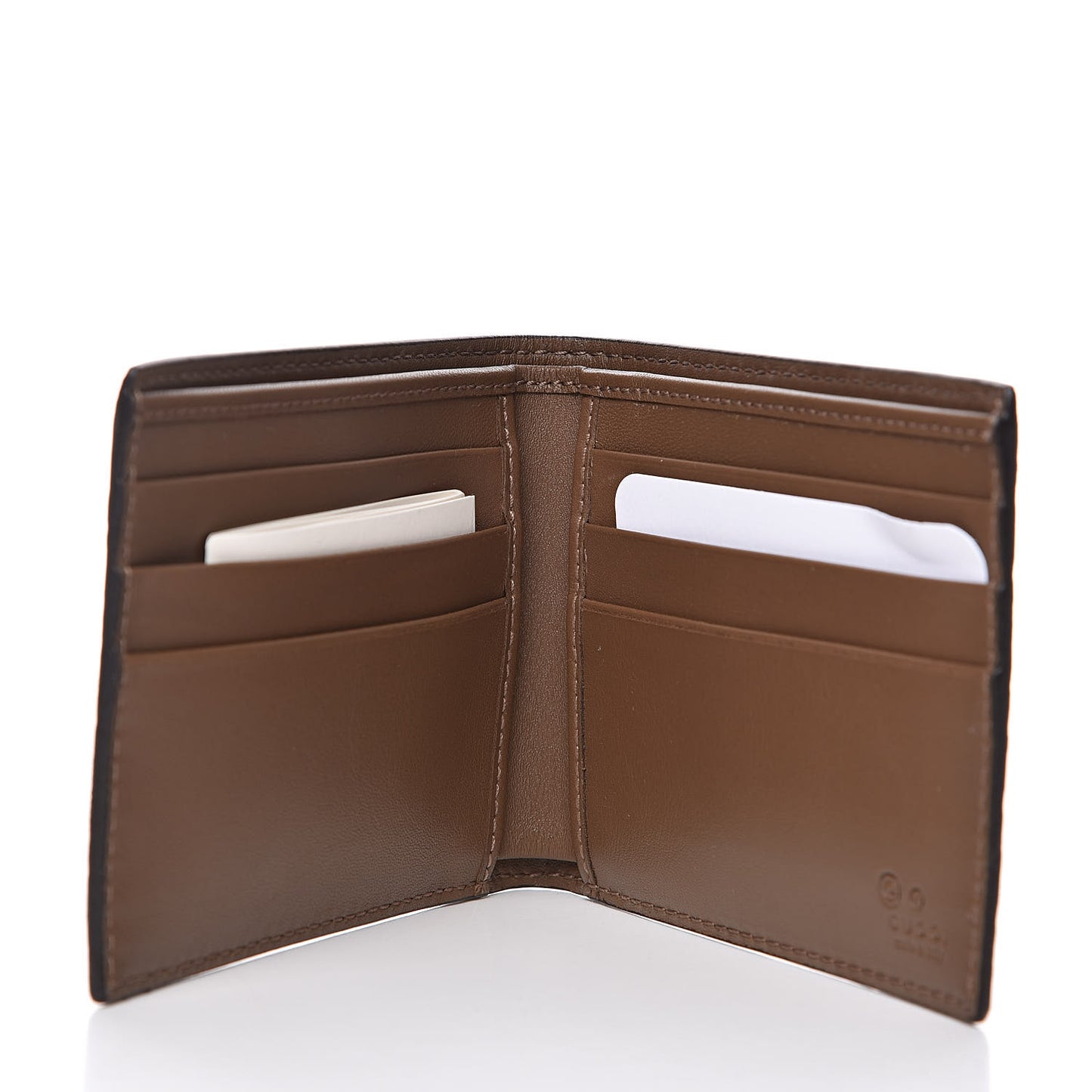 Microguccissima Bi-Fold Wallet Acero