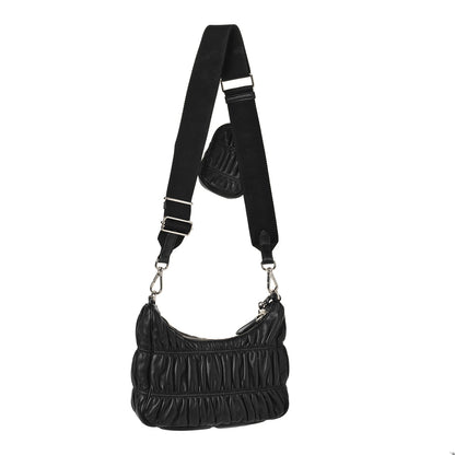 Prada Nappa Gaufre Re-Edition 2005 Shoulder Bag Black 3 of 11