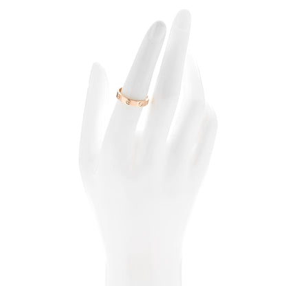 Cartier 18K Pink Gold 3.5mm LOVE Wedding Band Ring 54 6.75 2 of 7