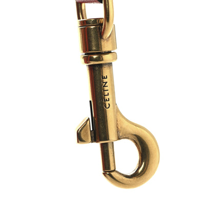 Celine Drummed Calfskin Nano Luggage Red 13 of 14