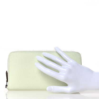 Hermes Epsom Silk'In Wallet Vert Fizz 2 of 11
