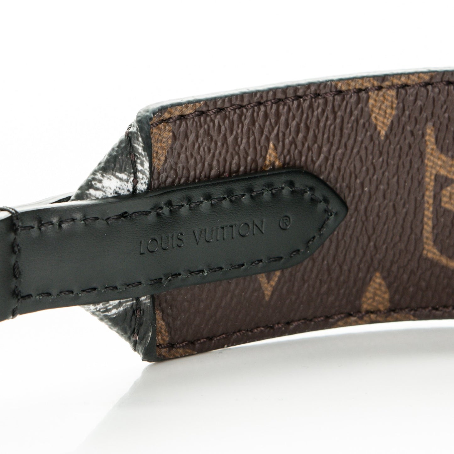 Monogram Animal Bandouliere Shoulder Strap Grey