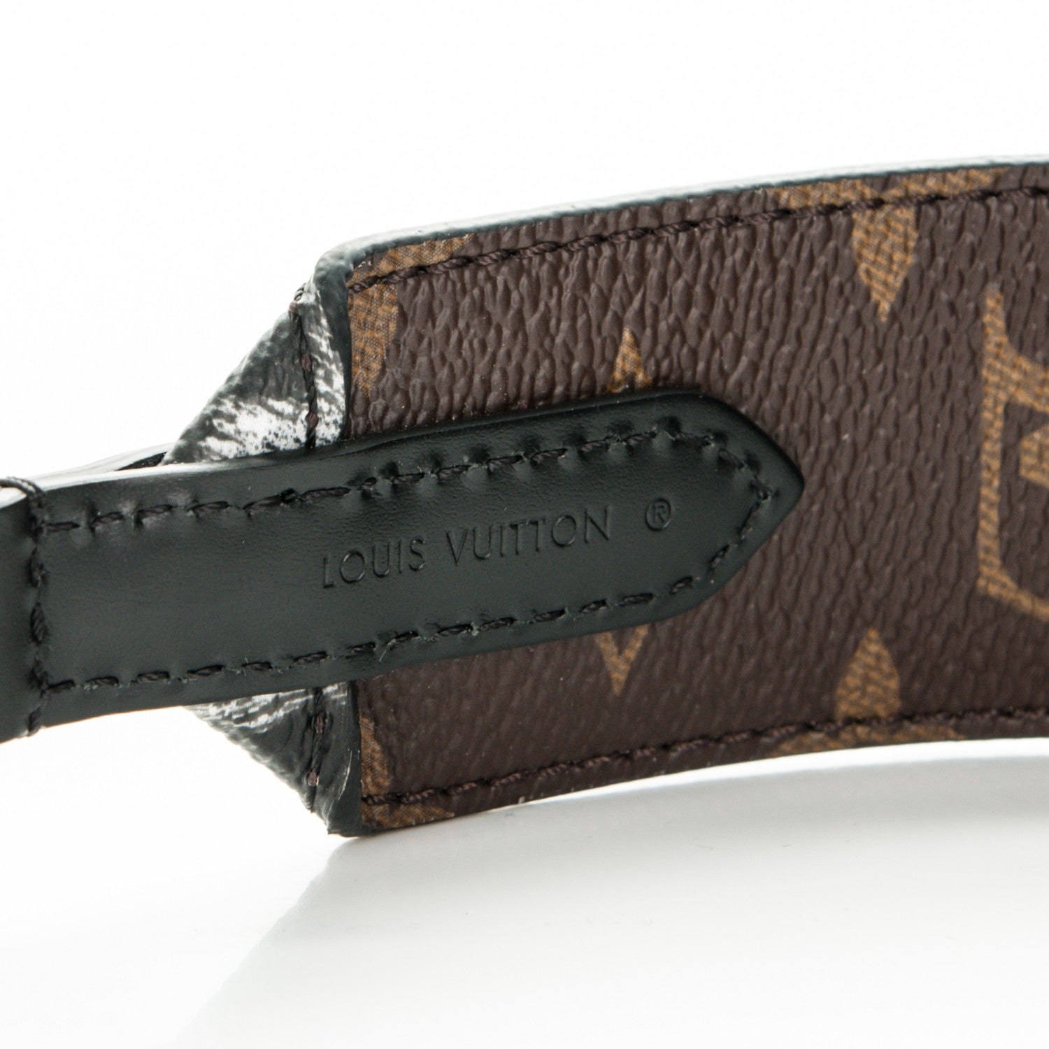 Louis Vuitton Monogram Animal Bandouliere Shoulder Strap Grey 4 of 4