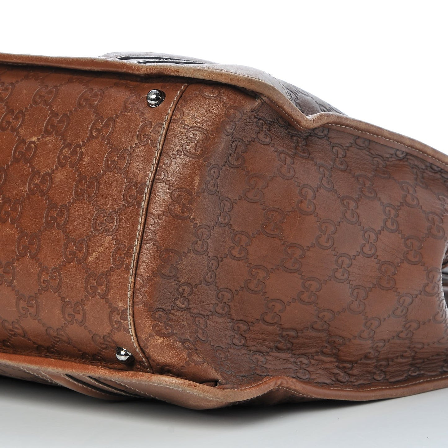 Guccissima Large Tote Brown