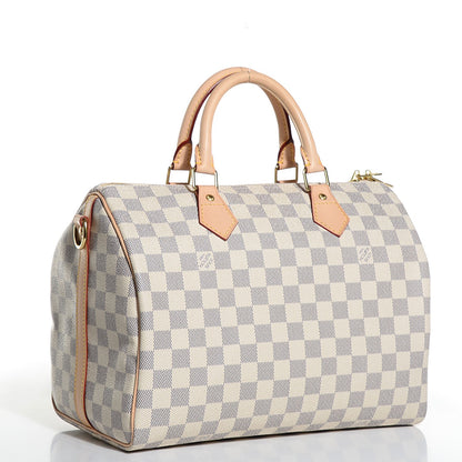 Louis Vuitton Damier Azur Speedy Bandouliere 30 3 of 7