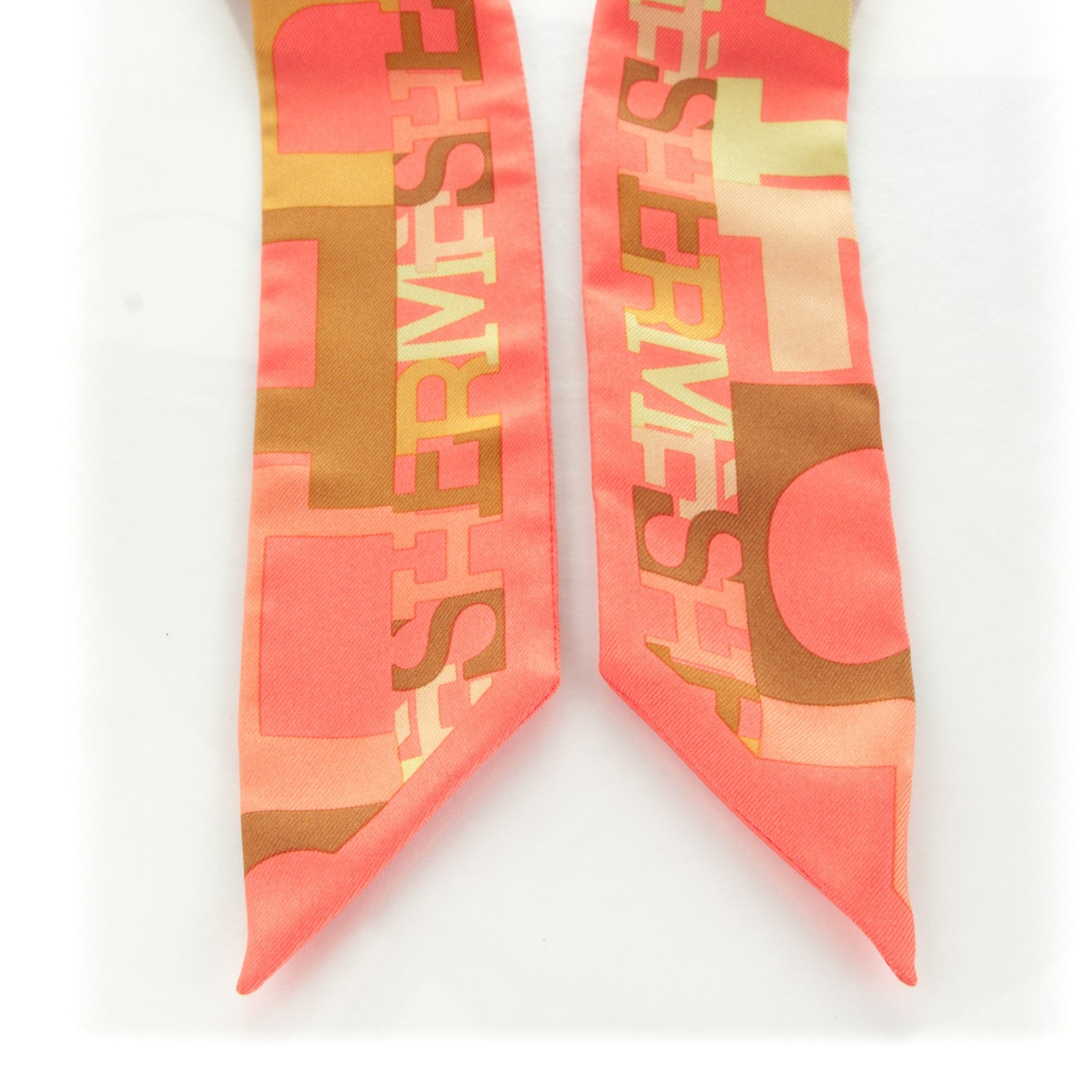 Hermes Silk Capitales Twilly 5 of 6