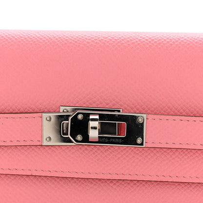 Hermes Epsom Medium Kelly Wallet Rose Confetti 11 of 12