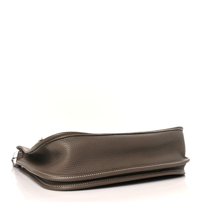 Hermes Taurillon Clemence Evelyne III PM Etoupe 4 of 10