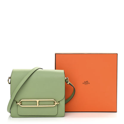 Hermes Evercolor Mini Sac Roulis Vert Criquet 13 of 13