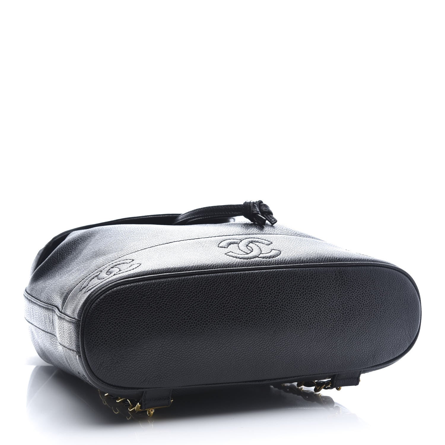 Chanel Caviar CC Backpack Black 4 of 12