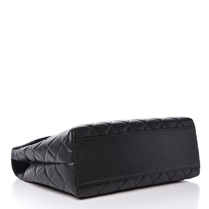 Chanel Caviar Quilted Jumbo Kelly Flap Black 4 of 13
