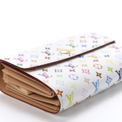Louis Vuitton Monogram Multicolor Alexandra Wallet White 5 of 8