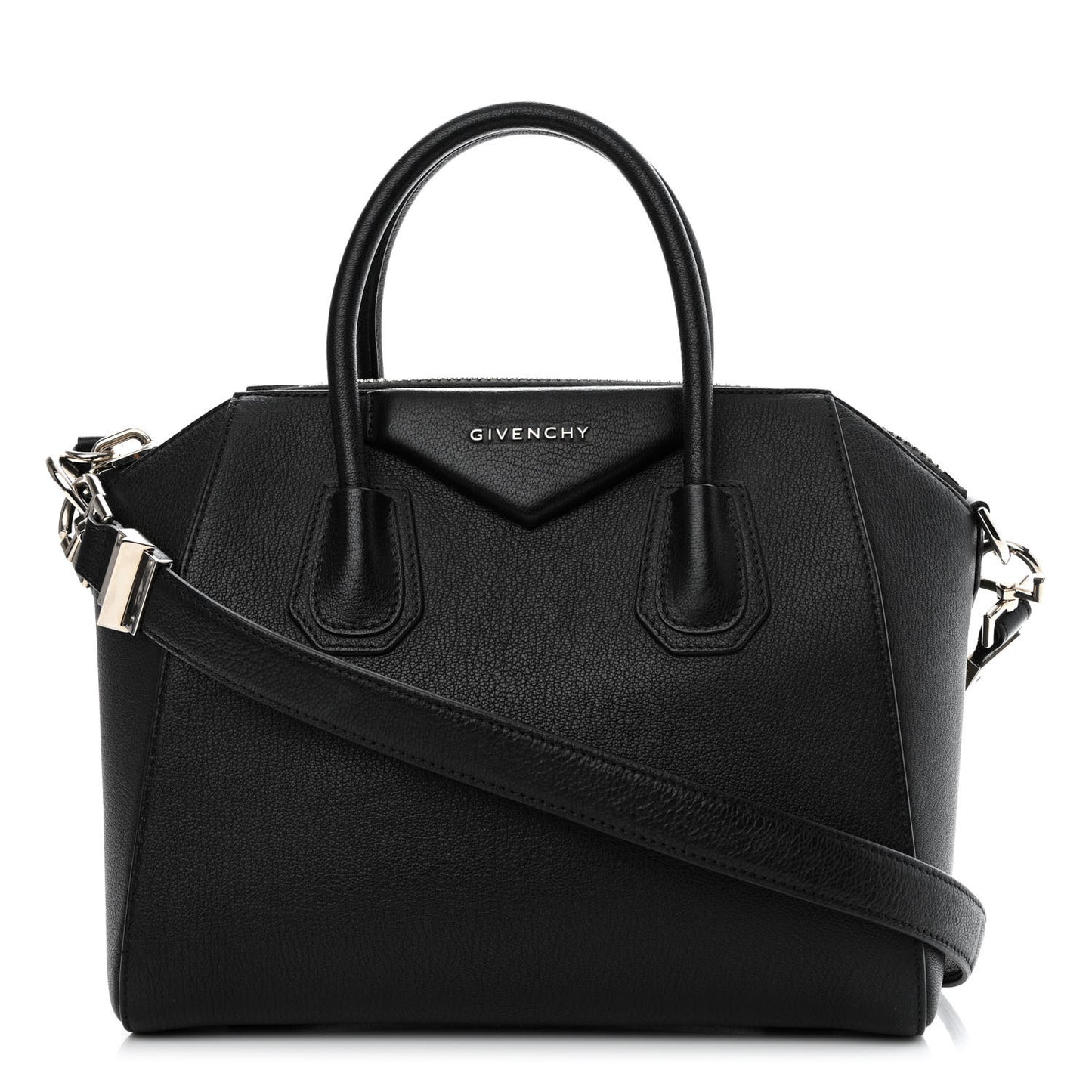 Sugar Goatskin Small Antigona Black