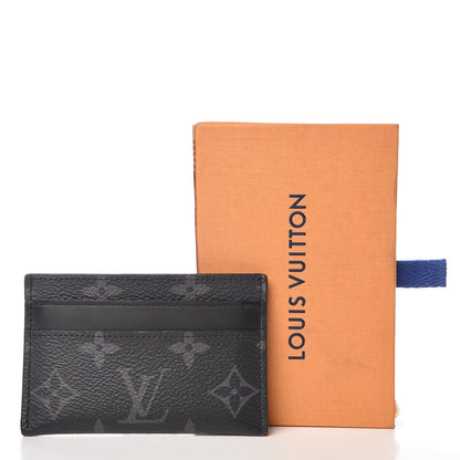 Louis Vuitton Monogram Eclipse Porte-Cartes Double Card Holder 7 of 7