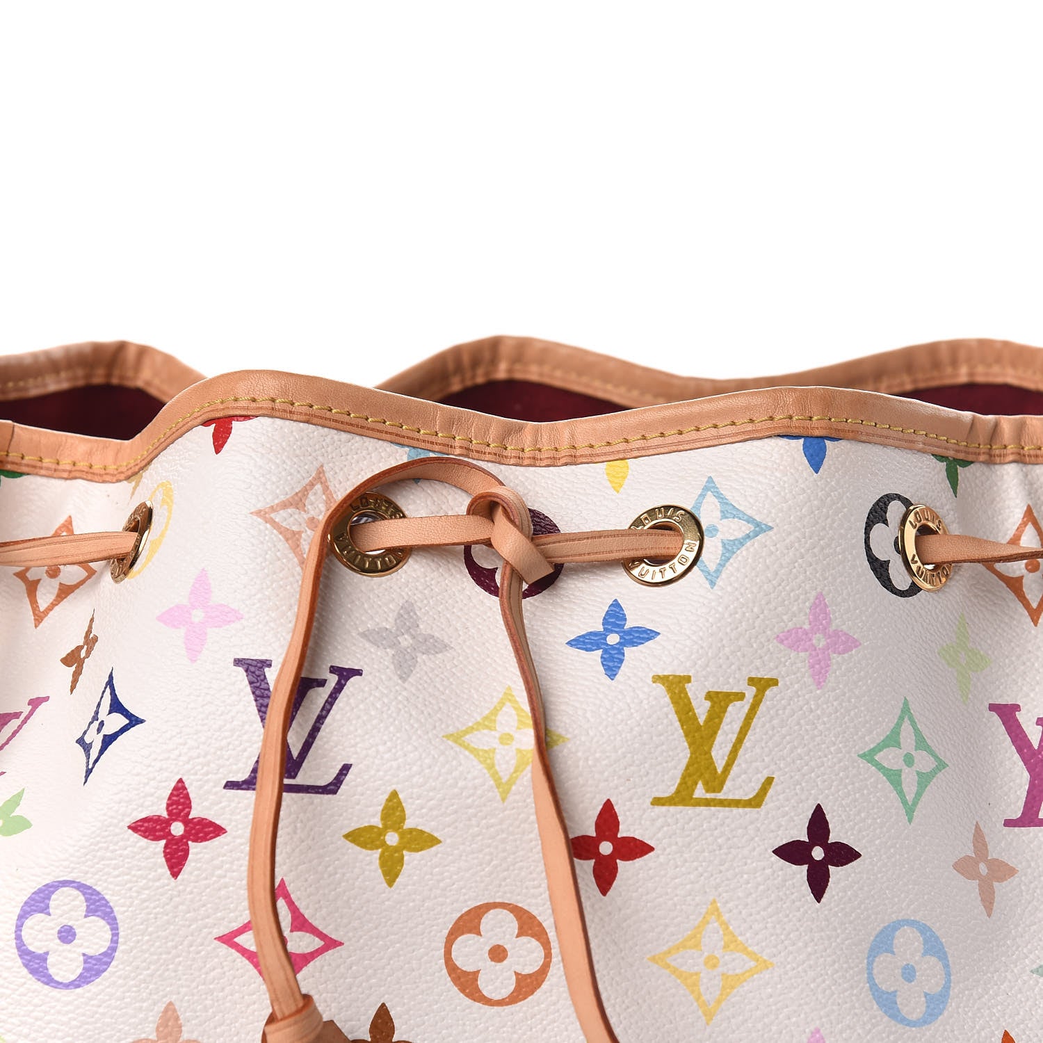Louis Vuitton Monogram Multicolor Petit Noe White 13 of 13