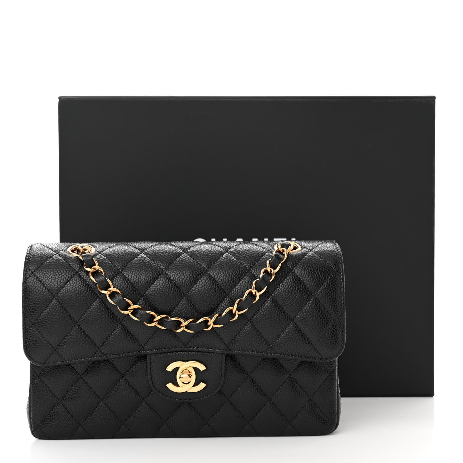 Chanel Caviar Quilted Small Double Flap Black 11 of 11
