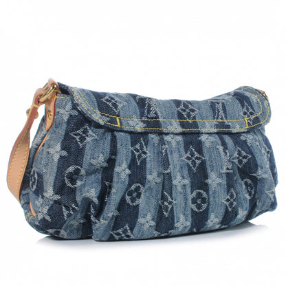 Louis Vuitton Denim Raye Mini Pleaty 3 of 7
