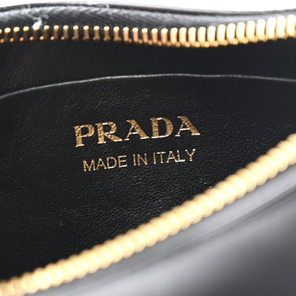 Prada Re-Nylon Spazzolato Mini Arque Shoulder Bag Black 6 of 10