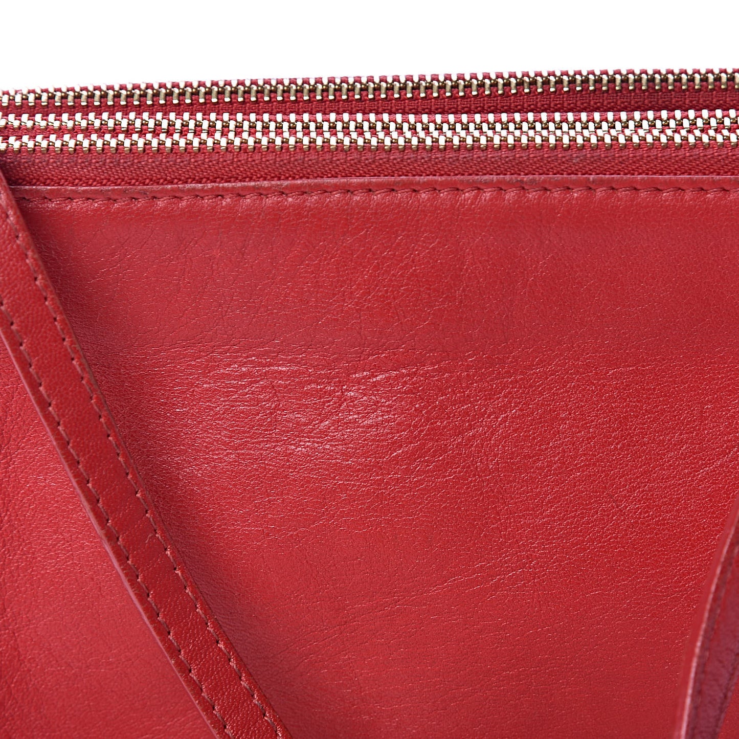 Lambskin Small Trio Crossbody Bag Red