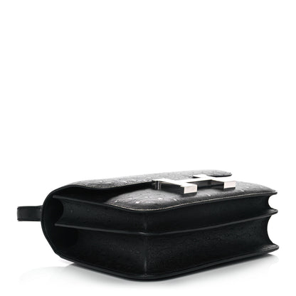 Hermes Ostrich Constance 24 Black 3 of 10