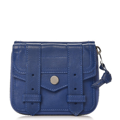 Proenza Schouler Lambskin PS1 Small Zip Wallet Royal Blue 1 of 7