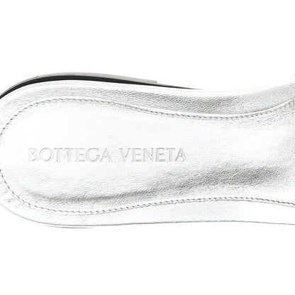 Bottega Veneta Reflection Matelasse Padded Flat Sandals 36 Silver 8 of 9