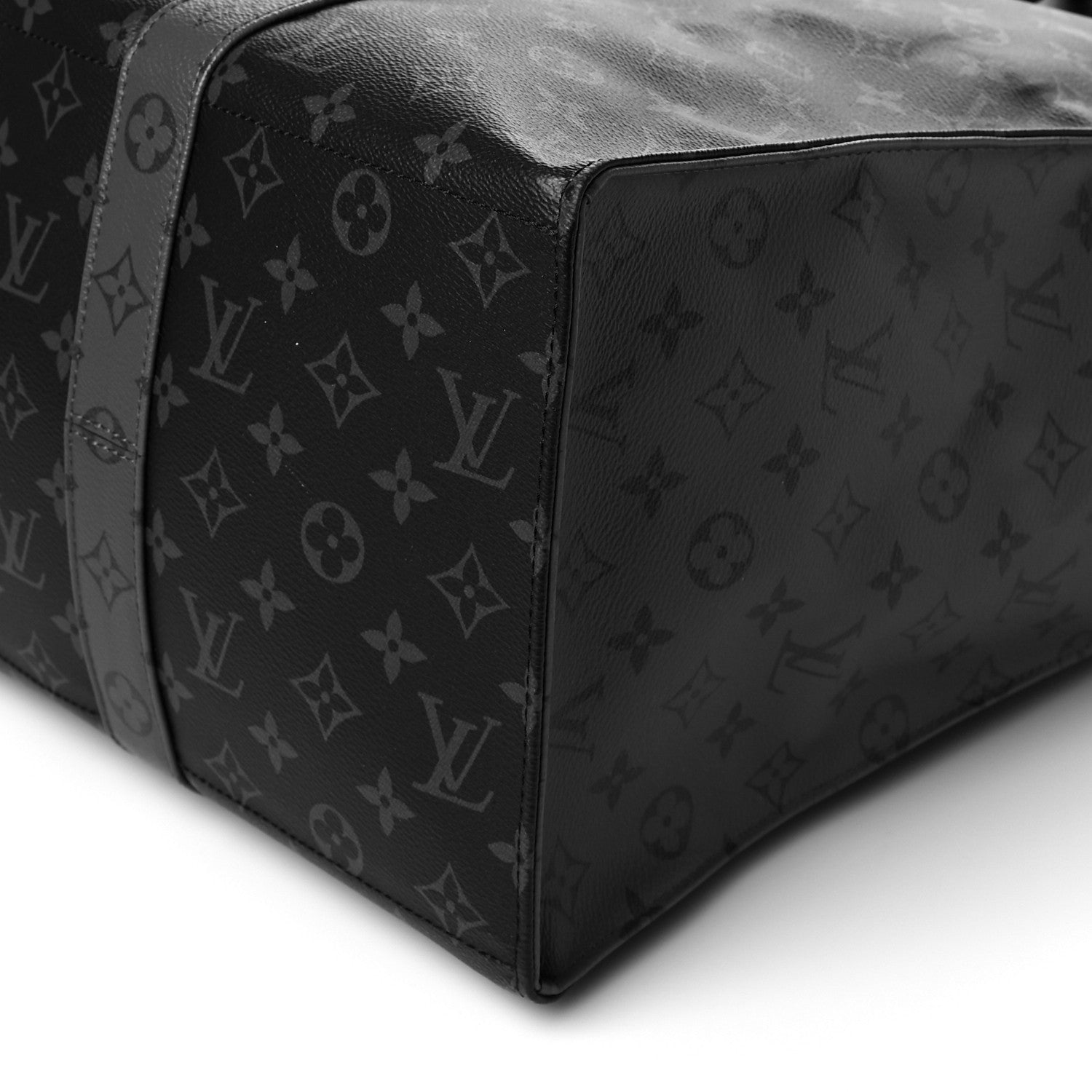 Louis Vuitton Monogram Eclipse Cabas Zippe GM Black 10 of 10