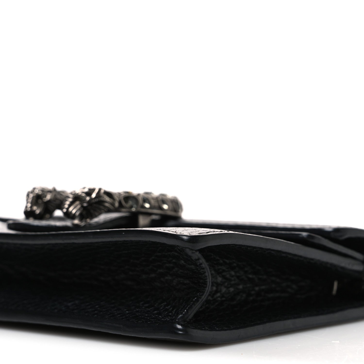 Gucci Calfskin Super Mini Dionysus Shoulder Bag Black 9 of 9