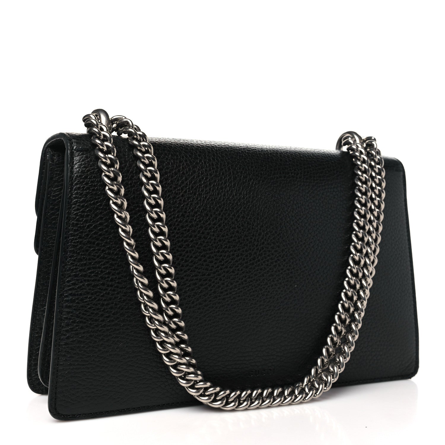 Gucci Pebbled Calfskin Small Dionysus Shoulder Bag Black 3 of 10